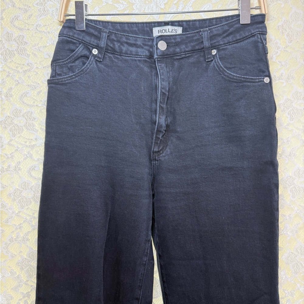 ROLLA'S Women's black east coast Flare Jeans sz 29 worn once like new - Picture 3 of 10